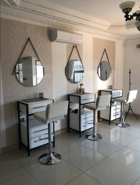 Beauty salon interior
